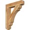 Ekena Millwork Olympic Craftsman Rough Sawn Bracket, Western Red Cedar, 6"W x 34"D x 40"H BKT06X34X40OLY04RWR - alternate 1